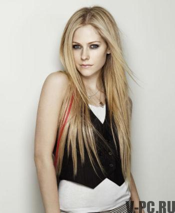 Genç Avril Lavigne fotoğraf
