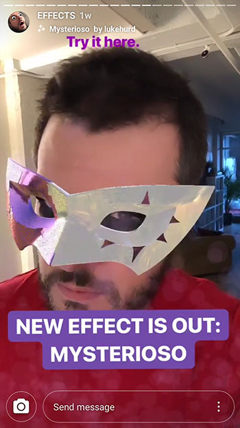instagrama yeni maskeler nasıl eklenir