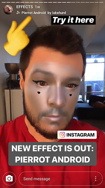 instagrama yeni maskeler nasıl eklenir - pierrot