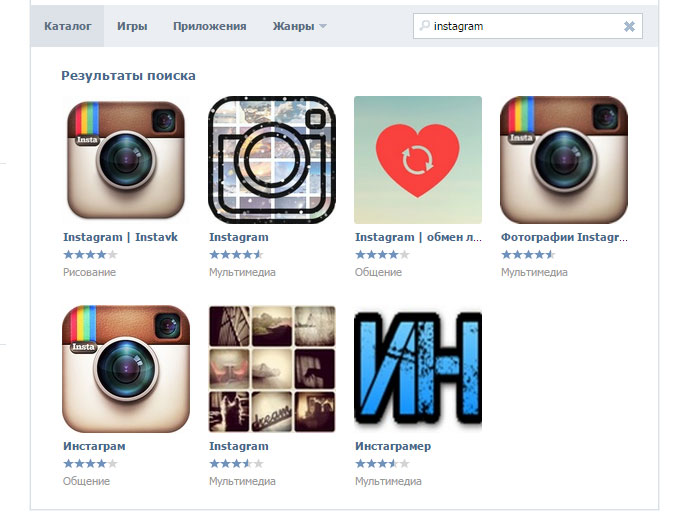 Instagram Vkontakte aracılığıyla nasıl kullanılır