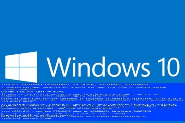 Kritik Windows 10 Hatası