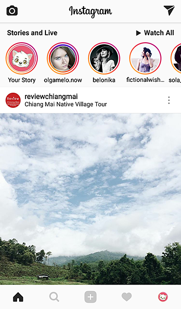 Instagram'daki avatarın etrafında renkli bir daire (yuvarlak çerçeve) nasıl yapılır