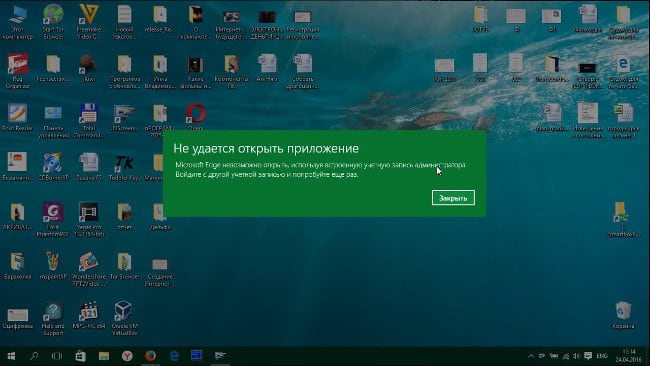 Windows 10'da uygulama çalıştırılamıyor